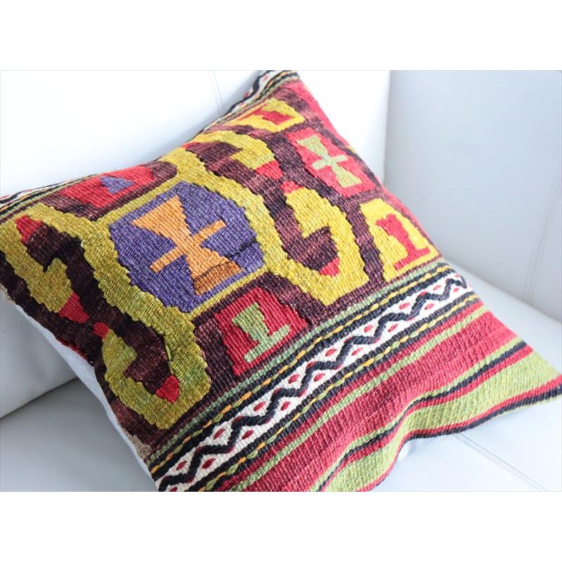 オールドキリム 40cm角クッションカバー 38×38cm Old Kilim Cushion |  | 02
