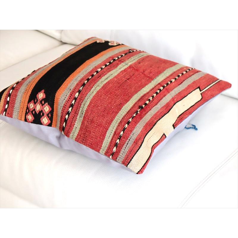 オールドキリム 40cm角クッションカバー 40×40cm ボーダー・ジジム Old Kilim Cushion |  | 03