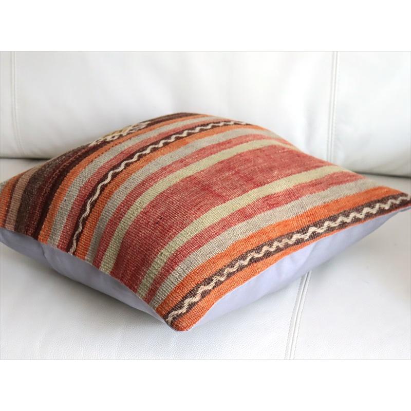 オールドキリム 40cm角クッションカバー 40×40cm ボーダー・ジジム Old Kilim Cushion |  | 03