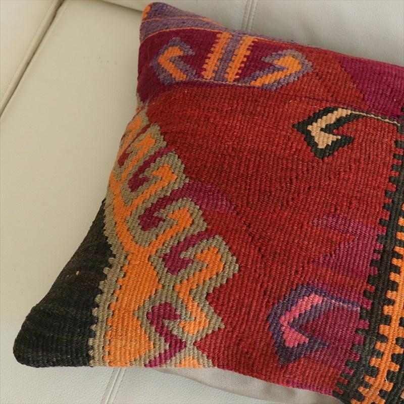 オールドキリム 40cm角クッションカバー 40×40cm カルス Old Kilim Cushion |  | 02