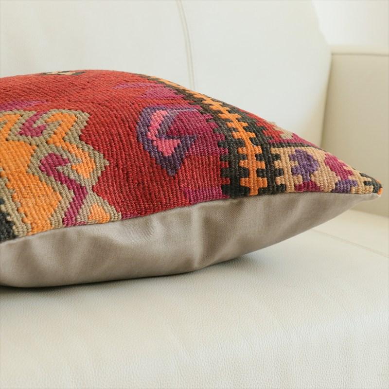 オールドキリム 40cm角クッションカバー 40×40cm カルス Old Kilim Cushion |  | 04