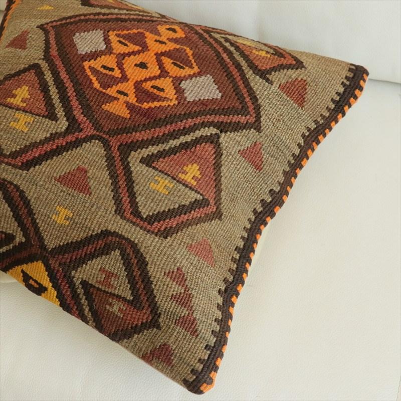 オールドキリム 40cm角クッションカバー 40×40cm カルス Old Kilim Cushion |  | 01