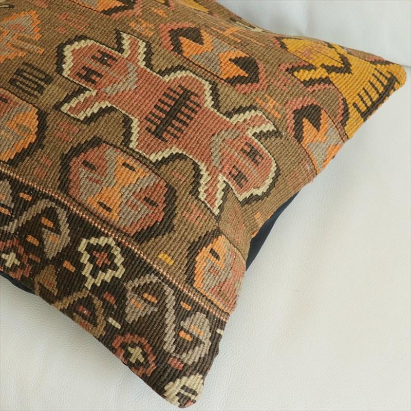 オールドキリム 40cm角クッションカバー 40×40cm カルス Old Kilim Cushion |  | 01