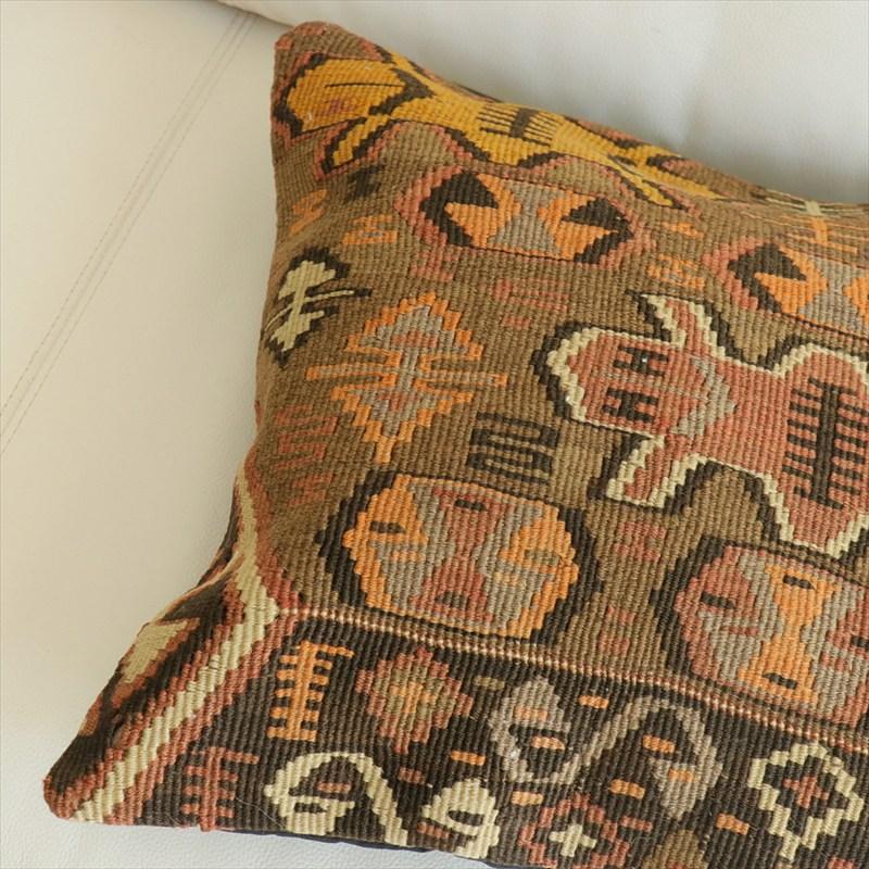 オールドキリム 40cm角クッションカバー 40×40cm カルス Old Kilim Cushion |  | 02