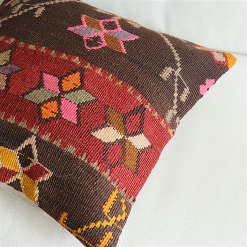 オールドキリム 40cm角クッションカバー 40×40cm カルス Old Kilim Cushion |  | 01