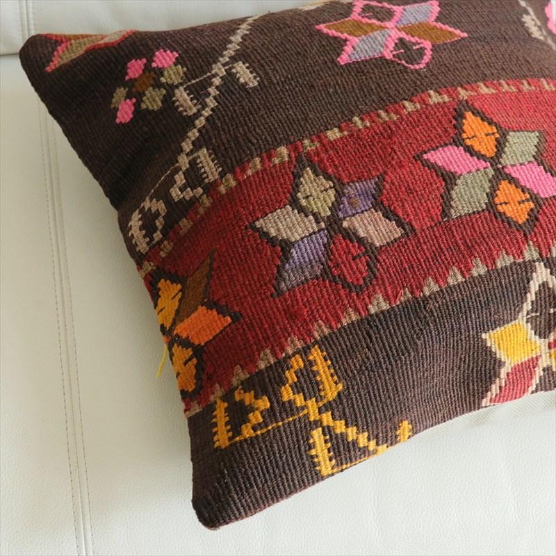 オールドキリム 40cm角クッションカバー 40×40cm カルス Old Kilim Cushion |  | 02