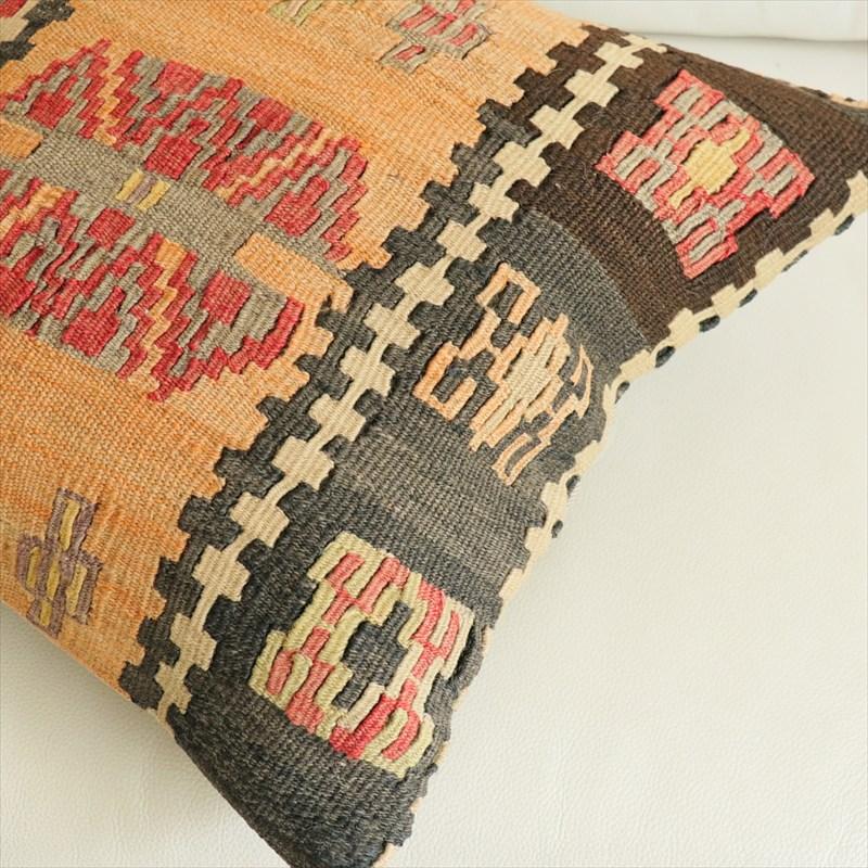 オールドキリム 40cm角クッションカバー 41×40cm カイセリ　チフカナット Old Kilim Cushion |  | 01