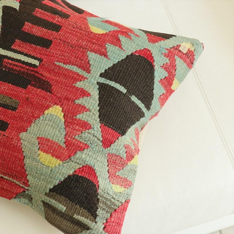 オールドキリム 40cm角クッションカバー 40×40cm エシュメ Old Kilim Cushion OUTLET・アウトレット・難あり |  | 01