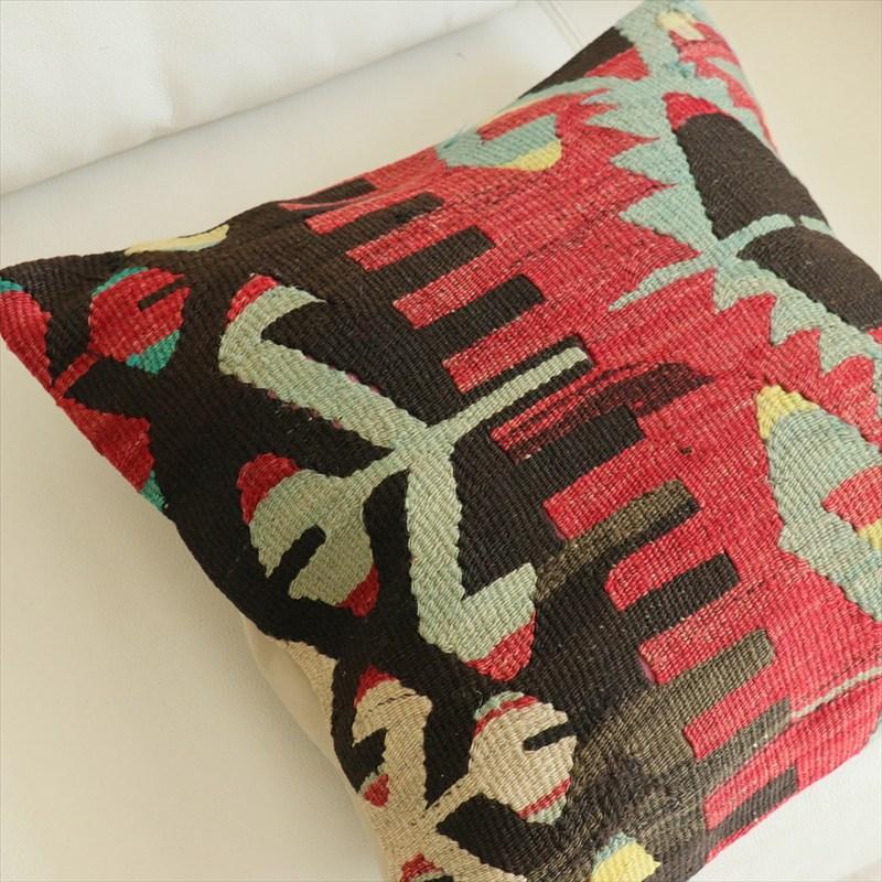 オールドキリム 40cm角クッションカバー 40×40cm エシュメ Old Kilim Cushion OUTLET・アウトレット・難あり |  | 02