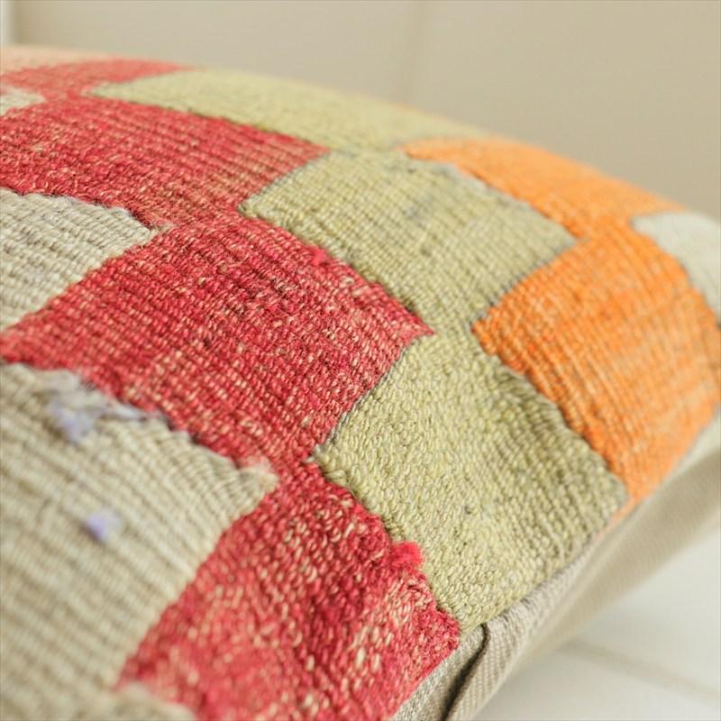 オールドキリム 40cm角クッションカバー 40×40cm チャル Old Kilim Cushion OUTLET・アウトレット・難あり |  | 03