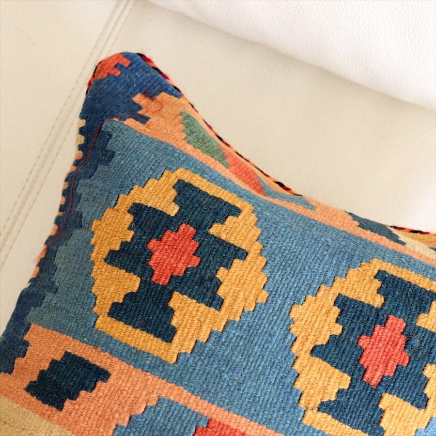 オールドキリムクッションカバー 30×30cm カシュカイ族 Qashkai Kilim Cushion |  | 01