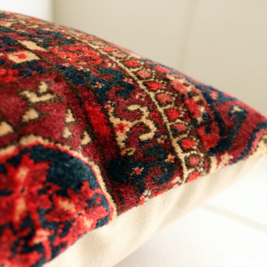 ヴィンテージラグ パイル織りラグ　クッションカバー 36×35cm コーカサス Old Carpet Cushion |  | 03