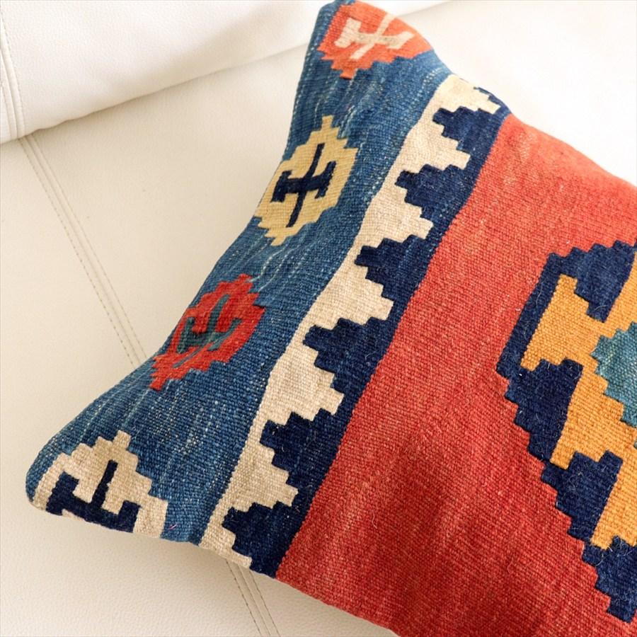 オールドキリムクッションカバー 38×38cm カシュカイ族 Qashkai Kilim Cushion |  | 01