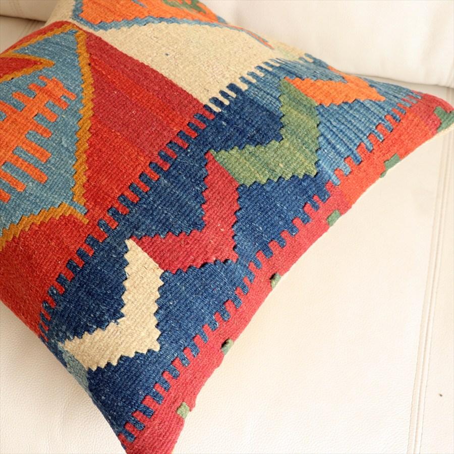 オールドキリムクッションカバー 40×40cm カシュカイ族 Qashkai Kilim Cushion |  | 02