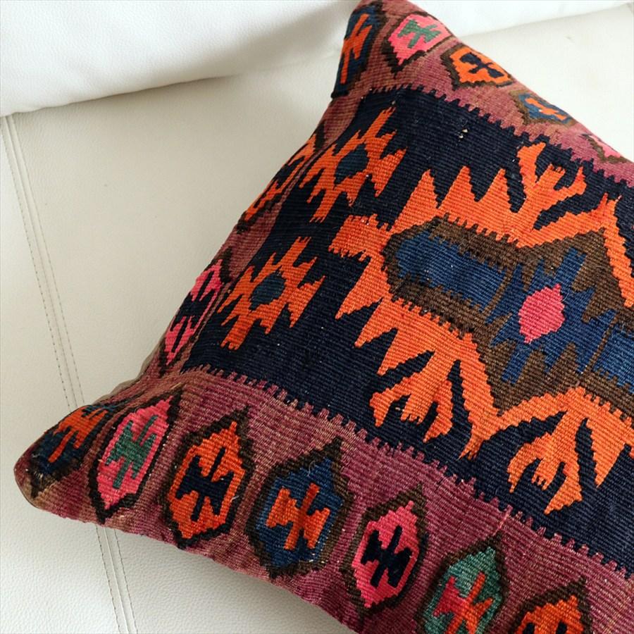 オールドキリムクッションカバー 40×40cm コンヤ Old Kilim Cushion |  | 01