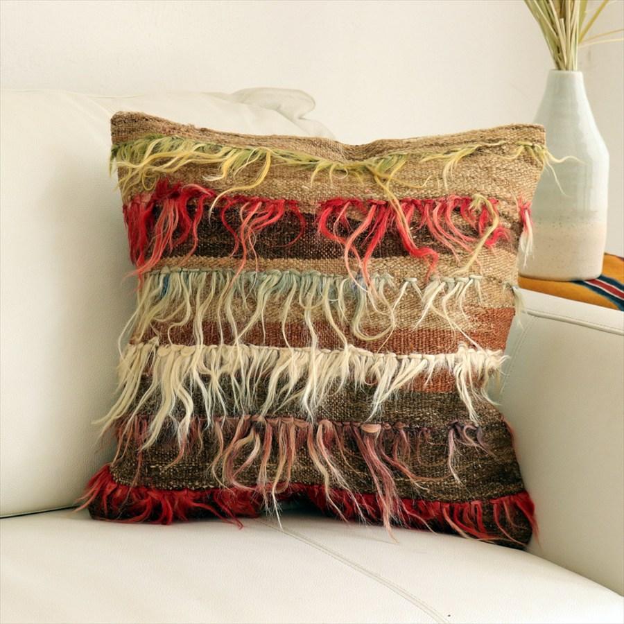 オールドキリムクッションカバー 40×41cm トルコ Old Kilim Cushion | 