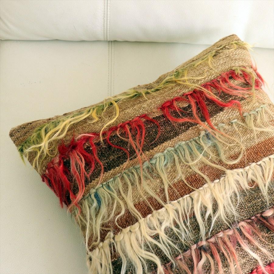オールドキリムクッションカバー 40×41cm トルコ Old Kilim Cushion |  | 01