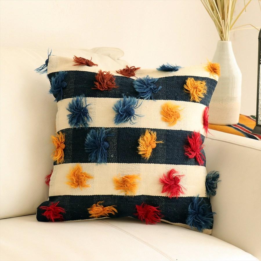 オールドキリム 40cm角クッションカバー 40×40cm ウルファ Old Kilim Cushion | 