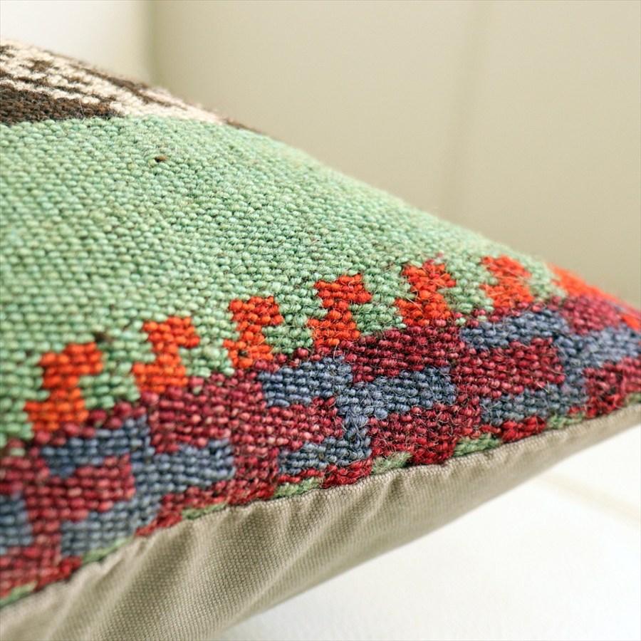 オールドキリムクッションカバー 40cm角サイズ 39×39cm ガジャリキリム Old Kilim Cushion |  | 03
