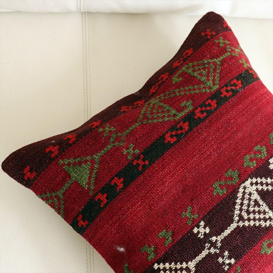 オールドキリムクッションカバー 40cm角サイズ 40×39cm ガジャリキリム Old Kilim Cushion |  | 01