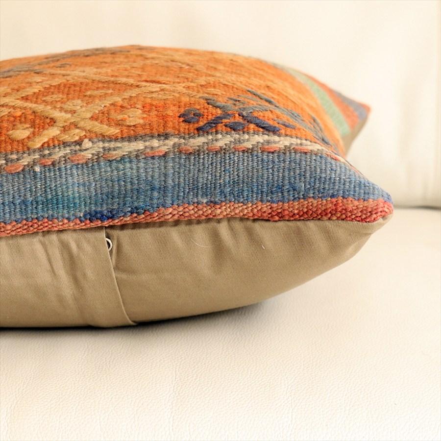 オールドキリムクッションカバー40cmサイズ 39×39cm バルケスィル・ジジム Old Kilim Cushion |  | 04