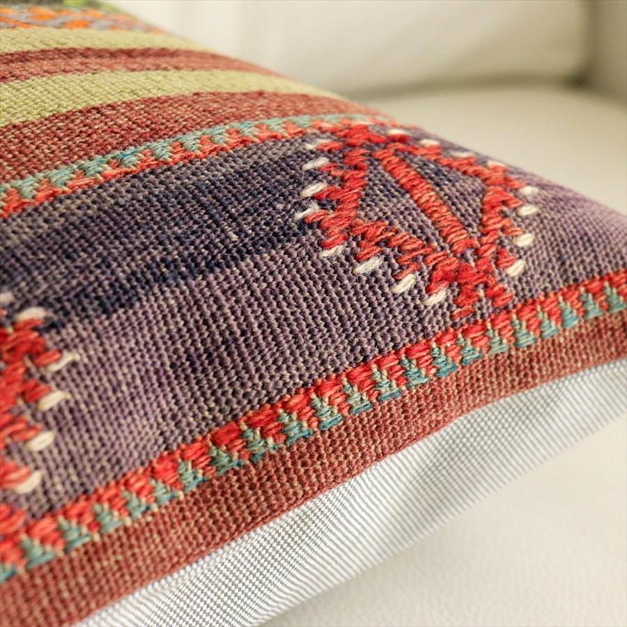 オールドキリムクッションカバー40cmサイズ 41×41cm バルケスィル・ジジム Old Kilim Cushion |  | 03
