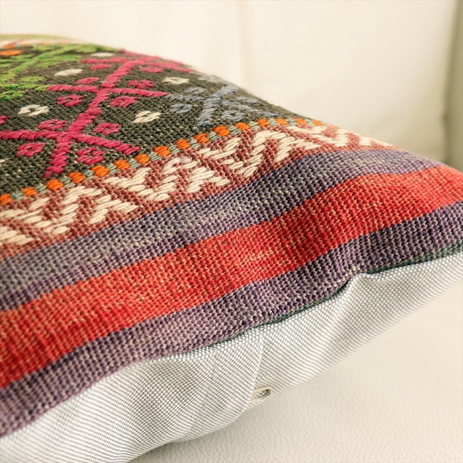 オールドキリムクッションカバー40cmサイズ 41×40cm バルケスィル・ジジム Old Kilim Cushion |  | 03