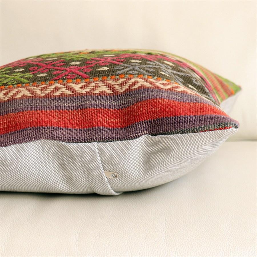 オールドキリムクッションカバー40cmサイズ 41×40cm バルケスィル・ジジム Old Kilim Cushion |  | 04