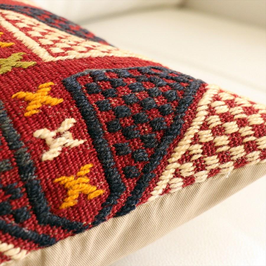 オールドキリムクッションカバー 40×40cm バルケスィル・ジジム Old Kilim Cushion |  | 03