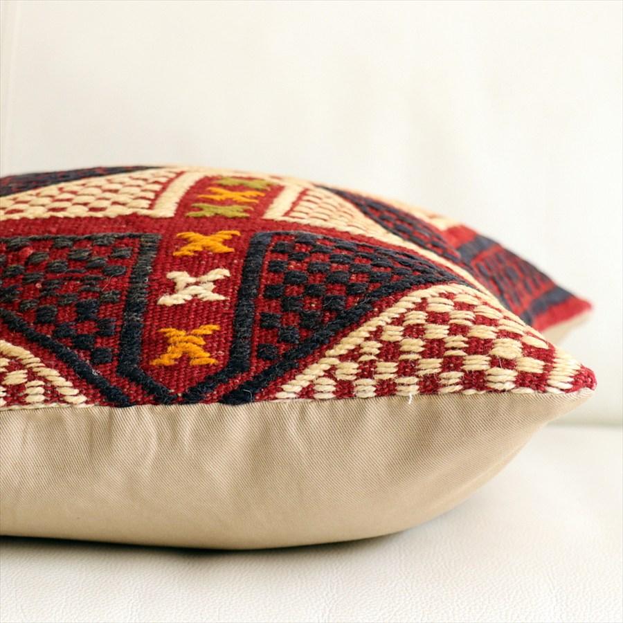 オールドキリムクッションカバー 40×40cm バルケスィル・ジジム Old Kilim Cushion |  | 04