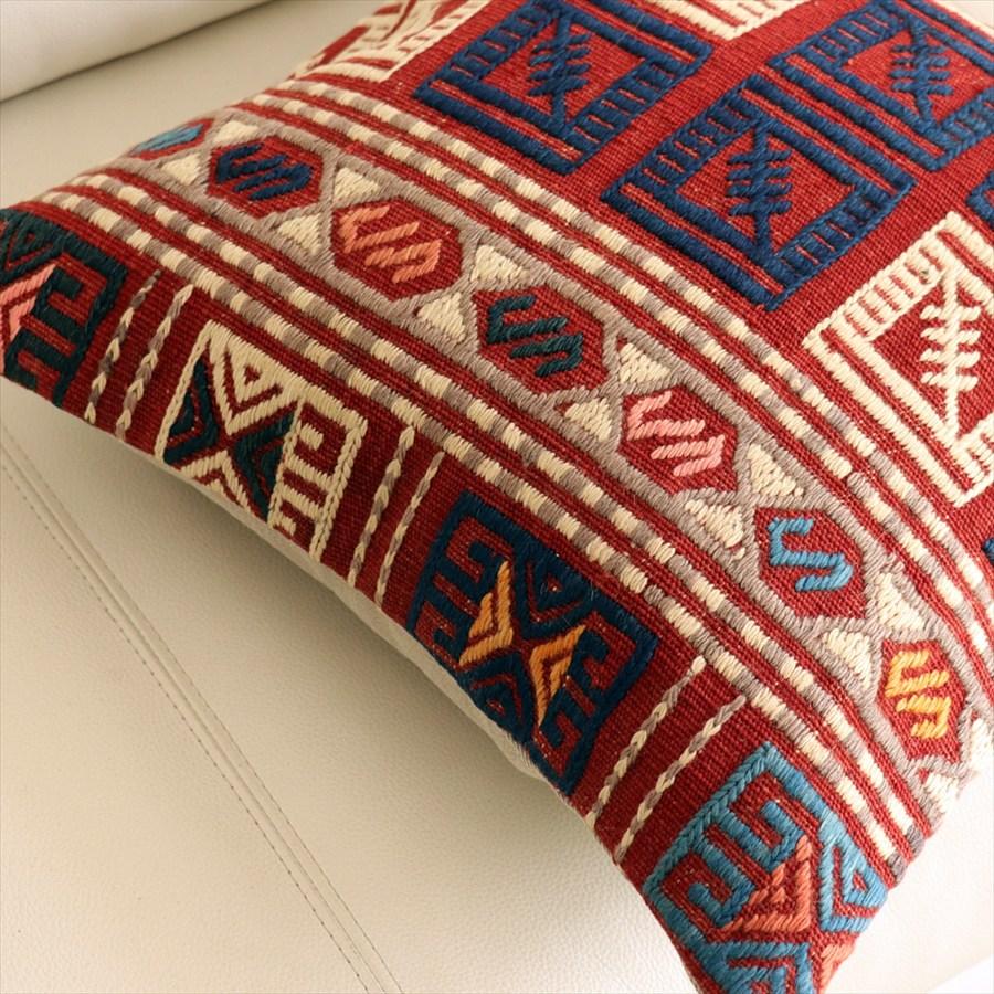 オールドキリムクッションカバー 42×40cm バルケスィル・ジジム Old Kilim Cushion |  | 01