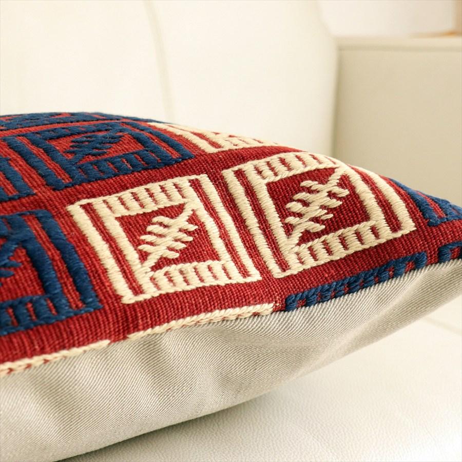 オールドキリムクッションカバー 40×40cm バルケスィル・ジジム Old Kilim Cushion |  | 03