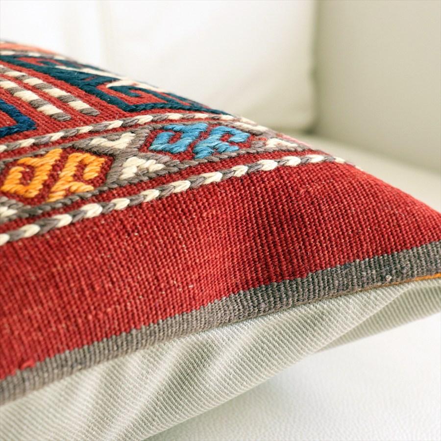 オールドキリムクッションカバー 40×40cm バルケスィル・ジジム Old Kilim Cushion |  | 03