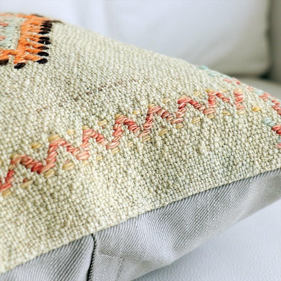 オールドキリムクッションカバー 40×40cm 刺繍のようなジジム Old Kilim Cushion |  | 03