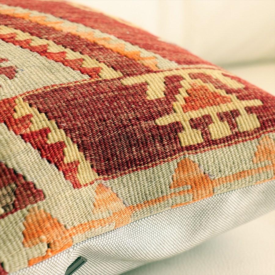オールドキリムクッションカバー 40×39cm シワス・チフカナットキリム Old Kiilim Cushion |  | 03
