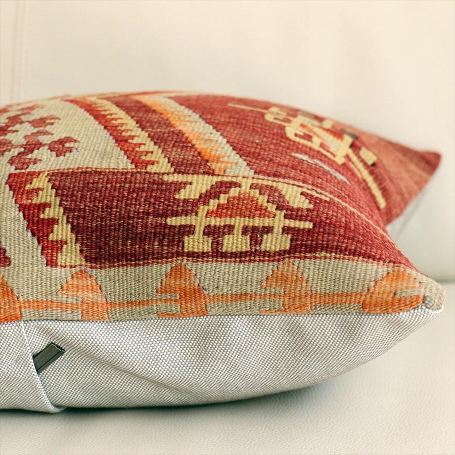 オールドキリムクッションカバー 40×39cm シワス・チフカナットキリム Old Kiilim Cushion |  | 04