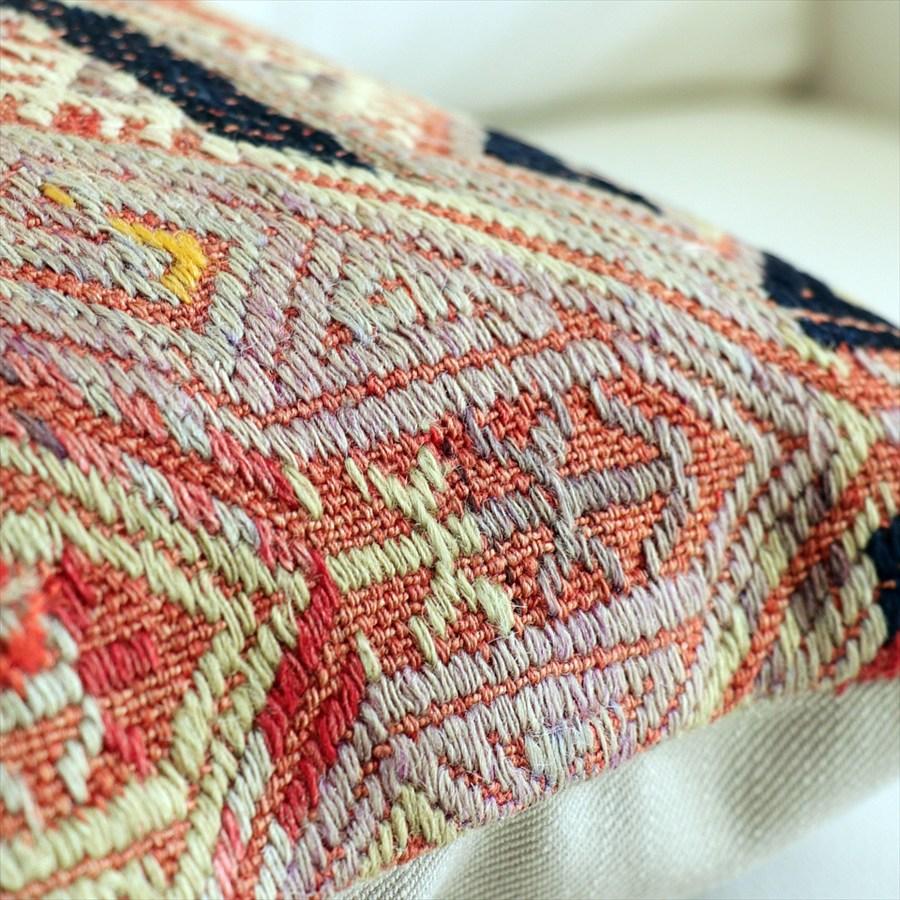 オールドキリムクッションカバー 40×40cm 刺繍のようなジジム Old Kilim Cushion |  | 03