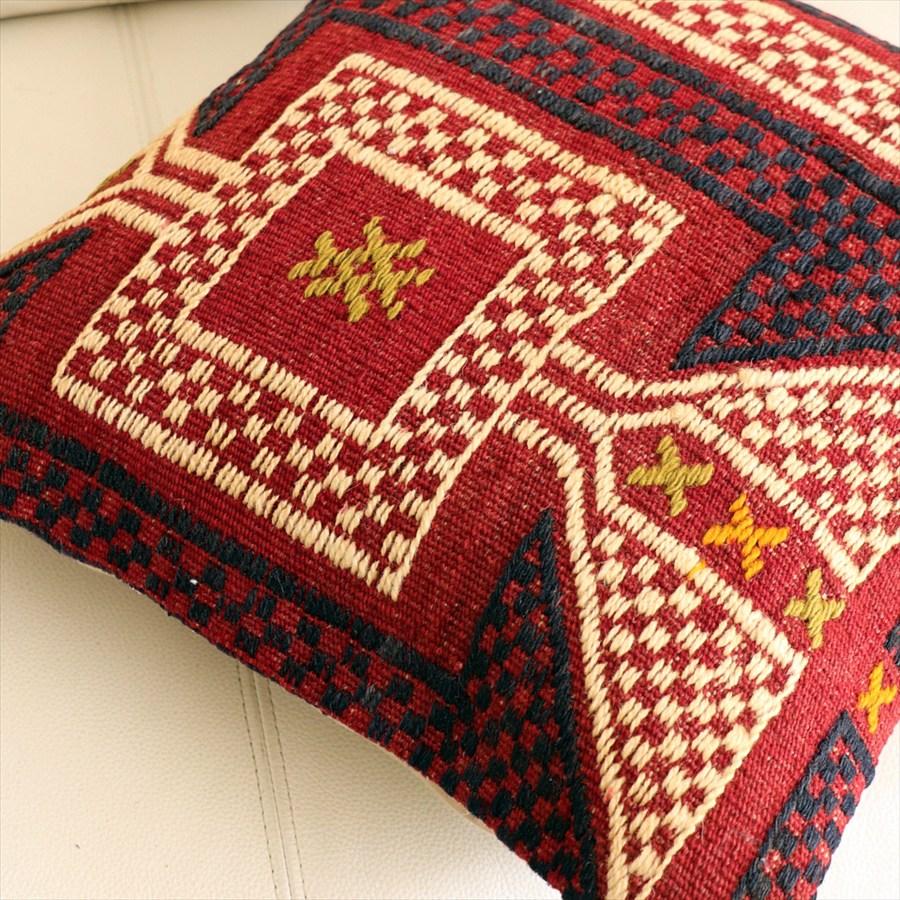 オールドキリムクッションカバー 40×40cm バルケスィル・ジジム Old Kilim Cushion |  | 01