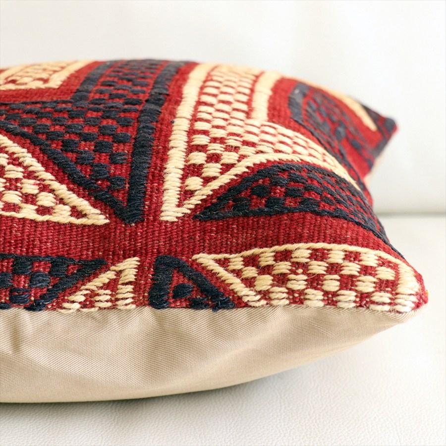 オールドキリムクッションカバー 40×40cm バルケスィル・ジジム Old Kilim Cushion |  | 04