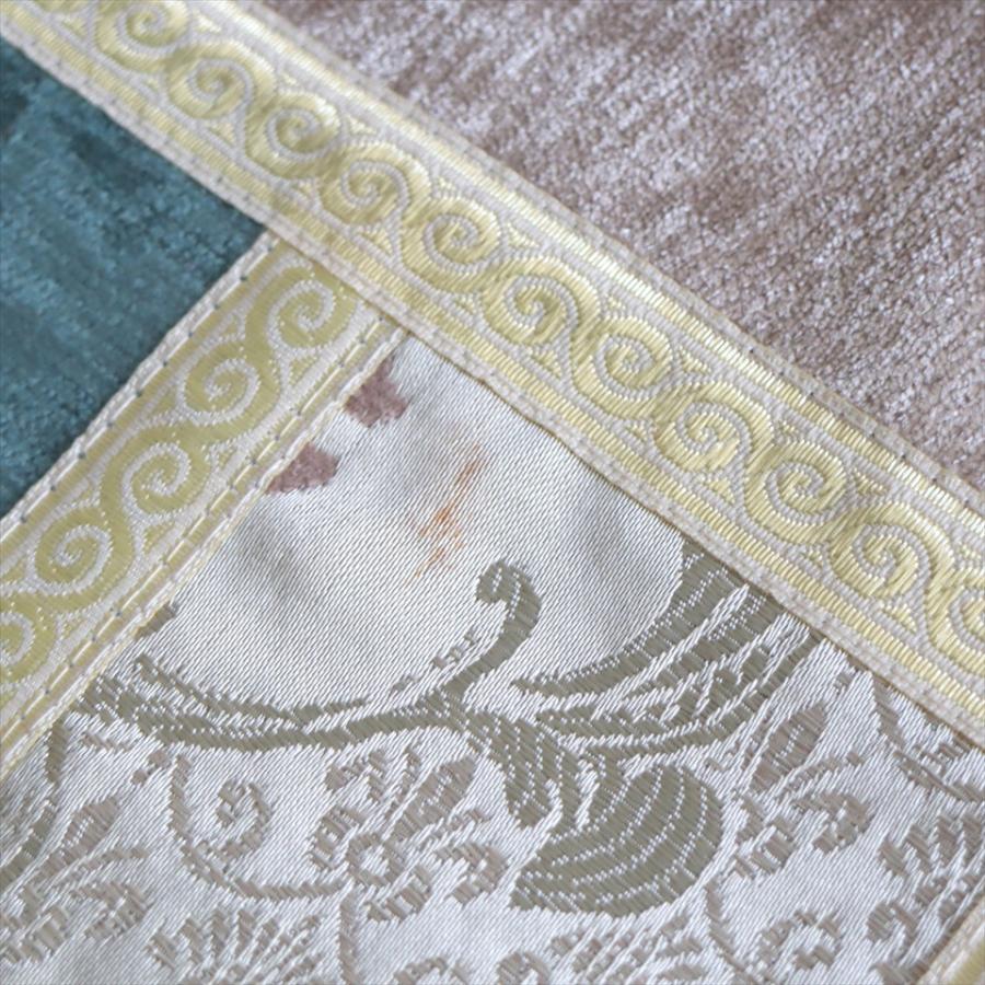 シュニール素材 モザイククッションカバー 45cmサイズ パッチワーク |  | 04