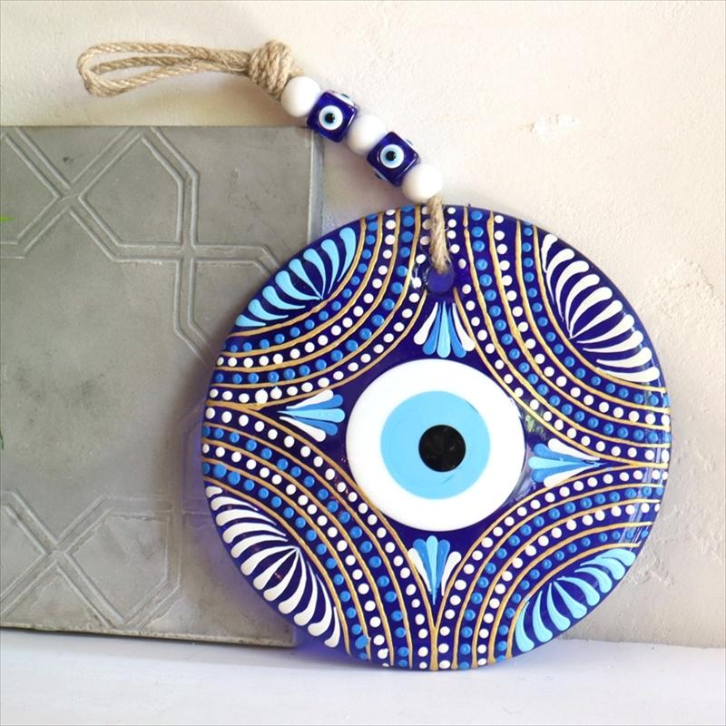 ナザールボンジュウ　ホヌ　亀　磁石　 希少レア ナザールボンジュウ 18cm ハンドペイント 一点もの : インプレッション