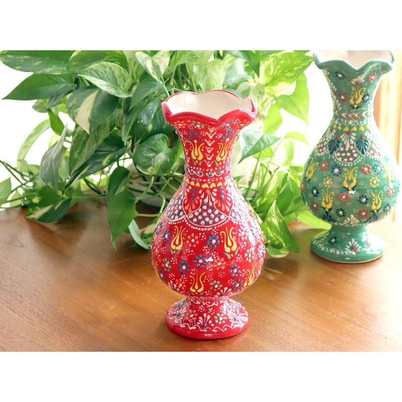 蓮の花デザイン 陶器花瓶 Amazon.co.jp: 【NAZA】花瓶 フラワーベース 花器 陶器 和風