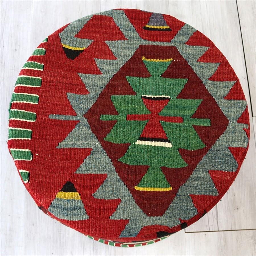 オールドキリムプフ シリンダー Old Kilim Pouf Cylinder イーブルアイ