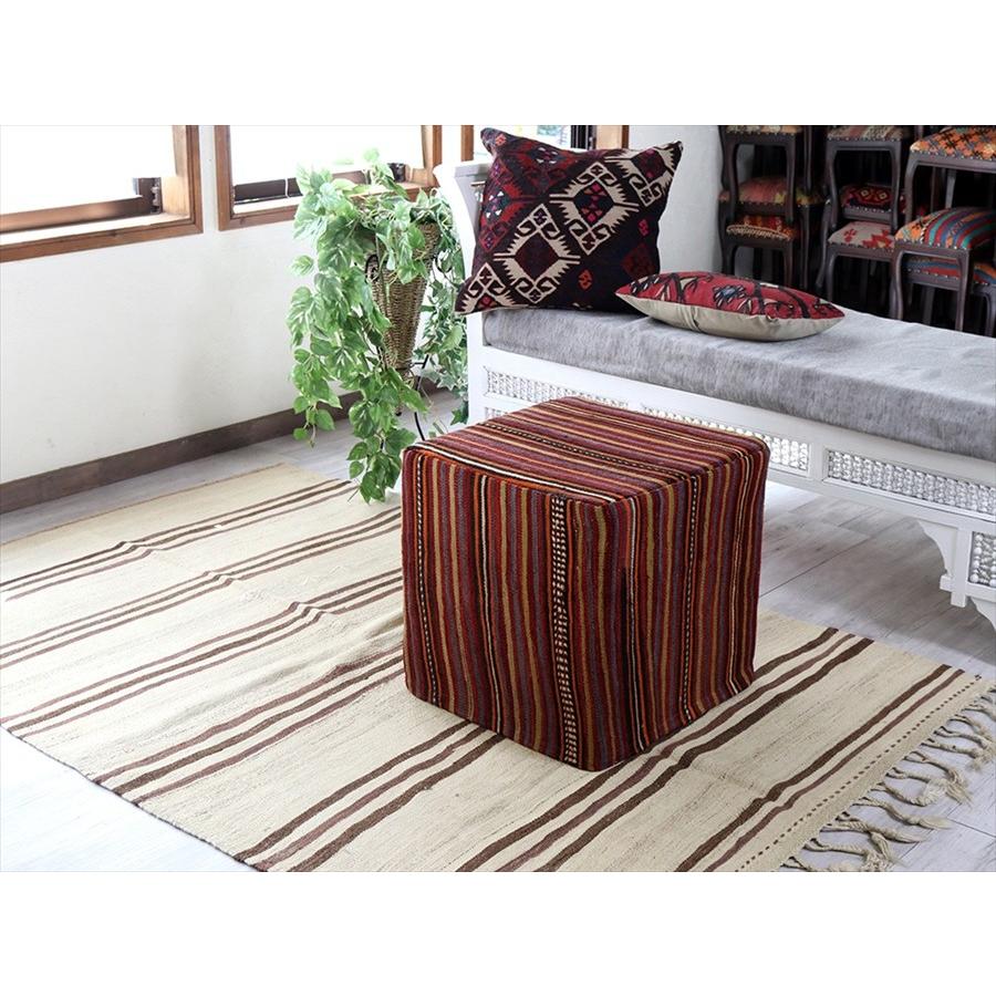 old rug pouf / モロッコ オールドラグ プフ ベージュ 【公式通販】