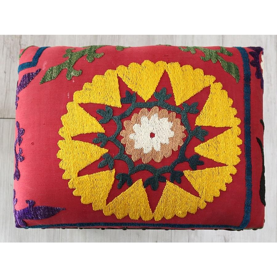 オールドスザンニ木製家具スツール オットマン レクタングル38.5cm×28.5cm×高さ42.5cm | ブランド登録なし | 01