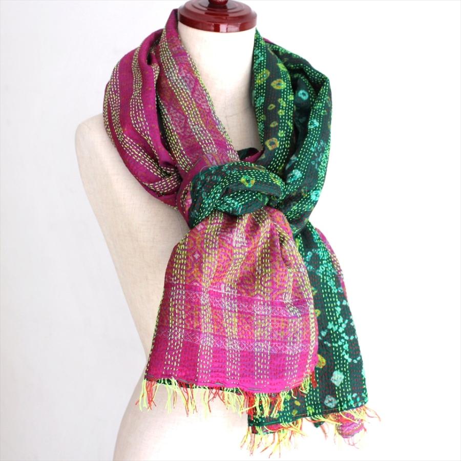 海外輸入 インドの古布 カンタ刺繍 シルクストール Kantha Embroidery India 226x86cm 刺し子 赤と黄色の刺繍 ローズピンク グリーン 絞り模様 Sin230 インプレッションオブギャベ 通販 Yahoo ショッピング 最安値に挑戦 Www Yalaphone Com