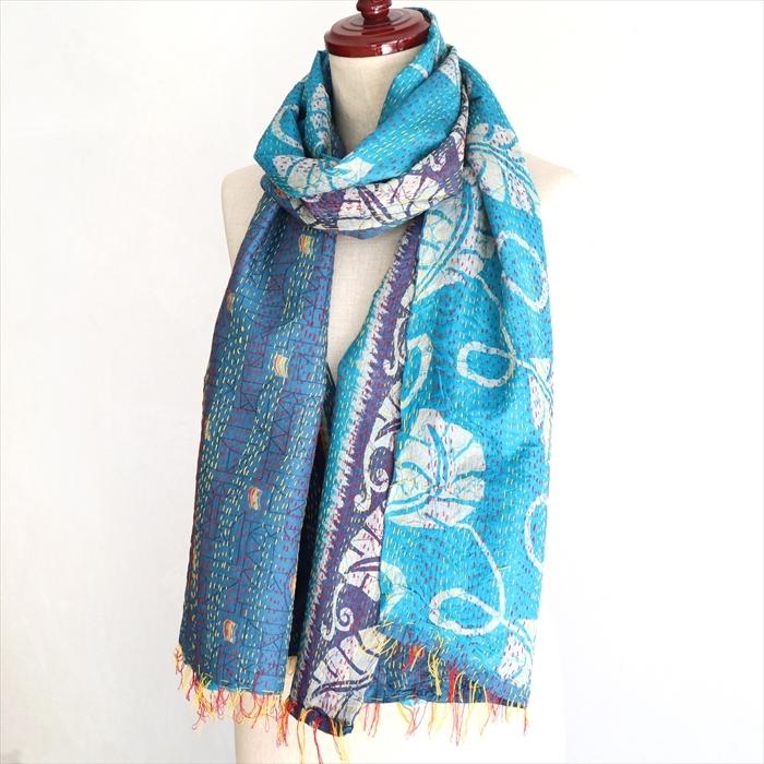 未使用 水金購入 インド ストール-