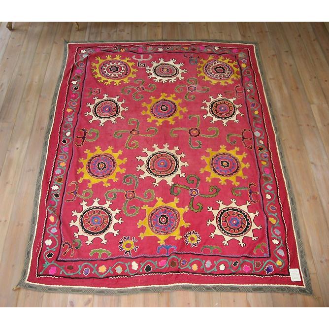 オールドスザンニ 色あせたピンク白と黄色１２の花 | ブランド登録なし