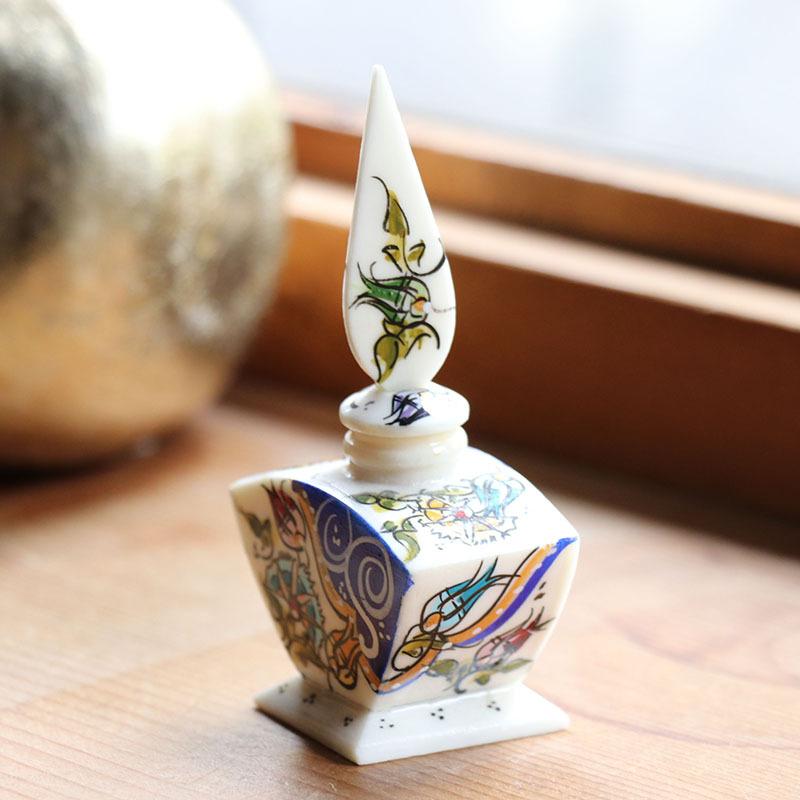 キャメルボーン ハンドペイントのインク瓶 チューリップ　トルコ雑貨 | ブランド登録なし | 02