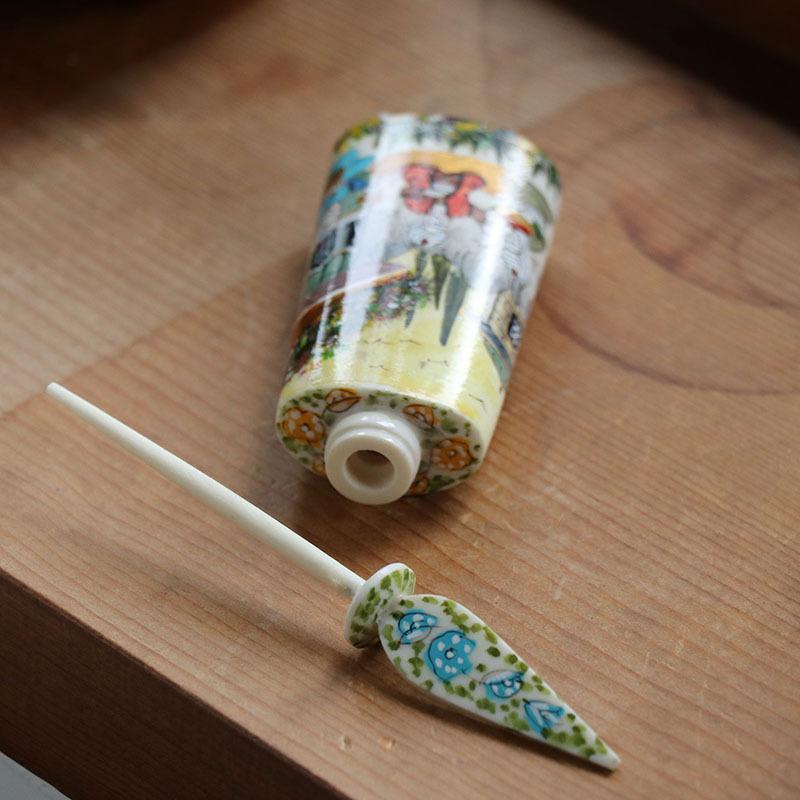 キャメルボーン ハンドペイントのインク瓶 オスマントルコ時代のミニチュール　トルコ雑貨 | ブランド登録なし | 03